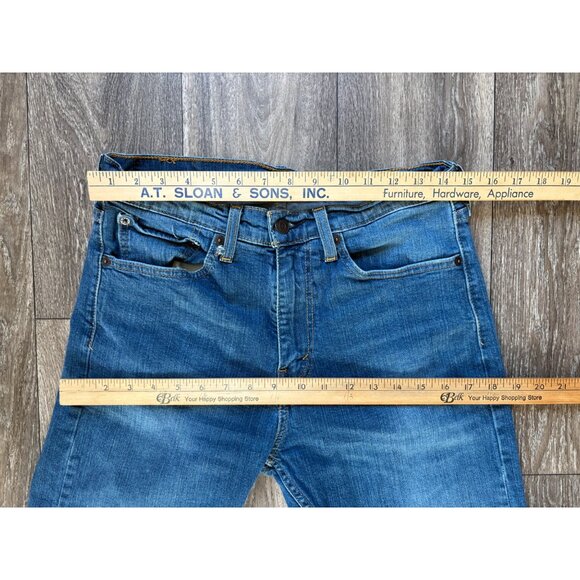 Levi's Men's Classic 505 Regular Fit Jean Straight Leg, Light Blue, Size 32X32 - Picture 8 of 9